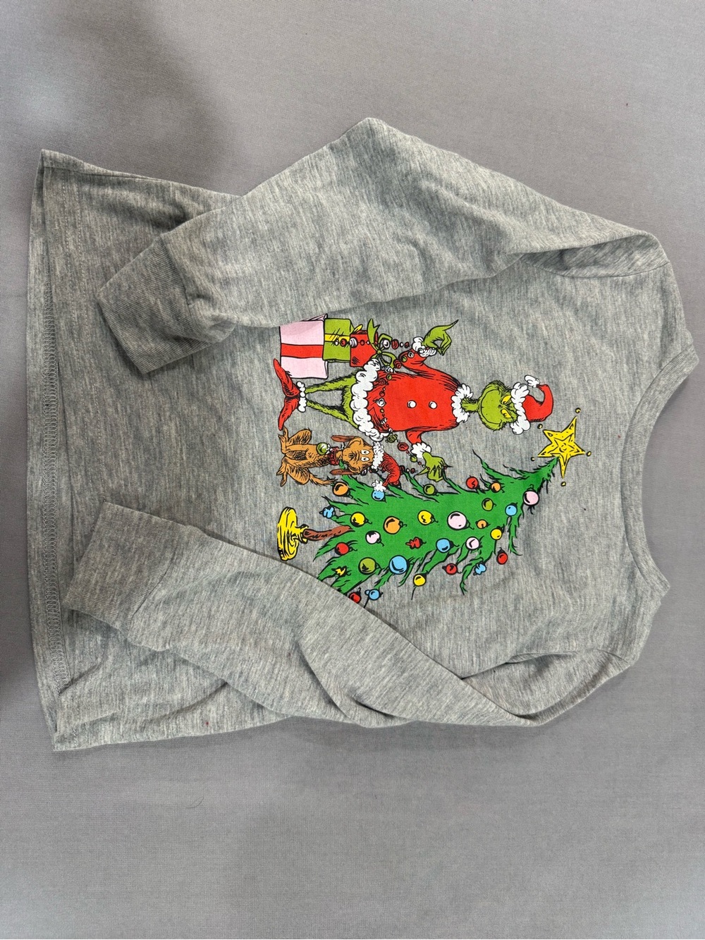 The‎ Grinch Dr. Seuss Grinch 2pc Fleece Long Sleeve Pajama Set Size 6